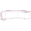 vidaXL Ulkokalustesuojat 2 kpl L-muoto 16 purjerengasta 260x210x80 cm