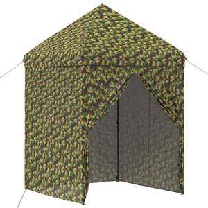 vidaXL Katos teltta 4 sein&auml;ll&auml; 2 x 2 m Armyn kentt&auml;naamio