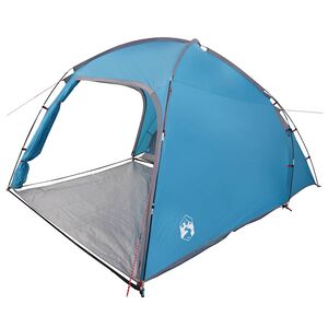 vidaXL M&ouml;kki teltta 2 hengelle Sininen taffeta