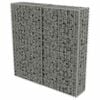 vidaXL Gabion-kivikori kansilla galvanoitu ter&auml;s 100x20x100 cm