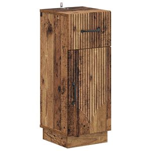 vidaXL Kylpyhuoneen s&auml;ilytyskaappi HOORN Vanha puu 30 x 31 x 77 cm