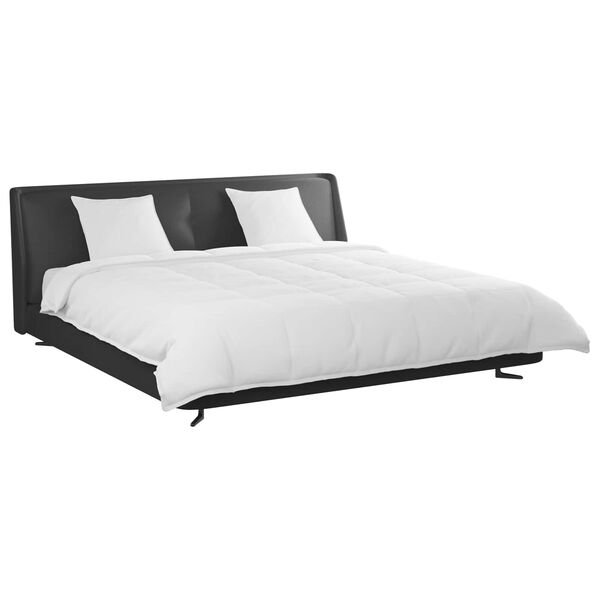 vidaXL Peittosarja tyynyll&auml; 3 pcs Valkoinen Untuvah&ouml;yhen