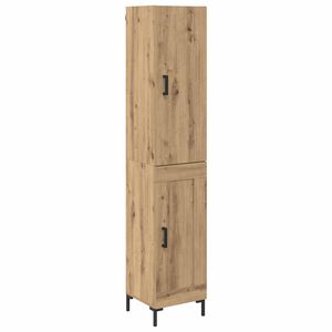 vidaXL Korkea kaappi Artisan tammi 69,5 x 34 x 180 cm Tekninen puu