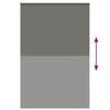 vidaXL Rullaverho Blackout harmaa 145x210 cm Kankaan leveys 141,6 cm