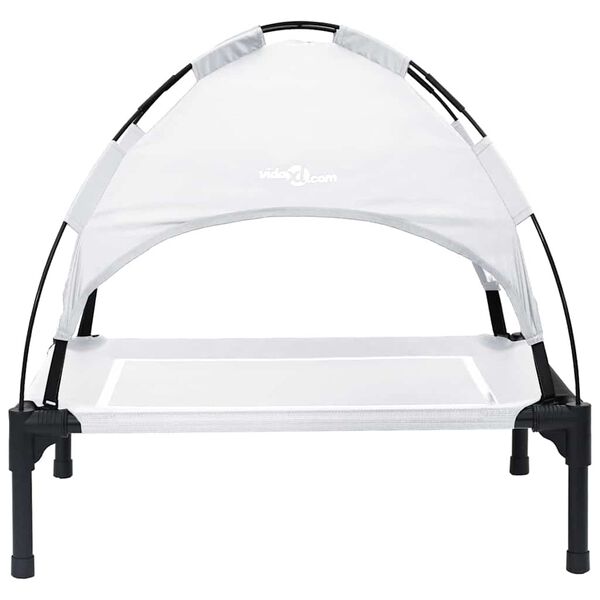 vidaXL Koiran Peti Harmaa hopea s Teräs