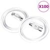 vidaXL Rintanappisarja pinsseill&auml; 100 sarjaa akryyli 25 mm