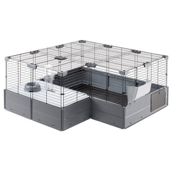 Ferplast Kanih&auml;kki Multipla Maxi 142,5x72x50 cm musta