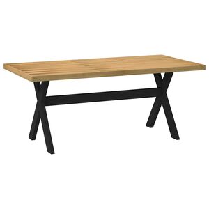 vidaXL ruokap&ouml;yt&auml; NOAIN X-muotoiset jalat 180x90x75 cm
