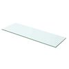 vidaXL Hyllypaneeli Kirkas Lasi 60x15 cm