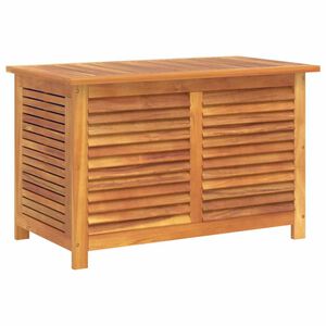 vidaXL Ulkos&auml;ilytyslaatikko s&auml;leik&ouml;ll&auml; 90x50x56 cm t&auml;ysi akasiapuu