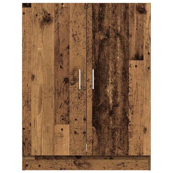 vidaXL Pesukonekaappi vanhaa puuta 70,5x71,5x91,5 cm