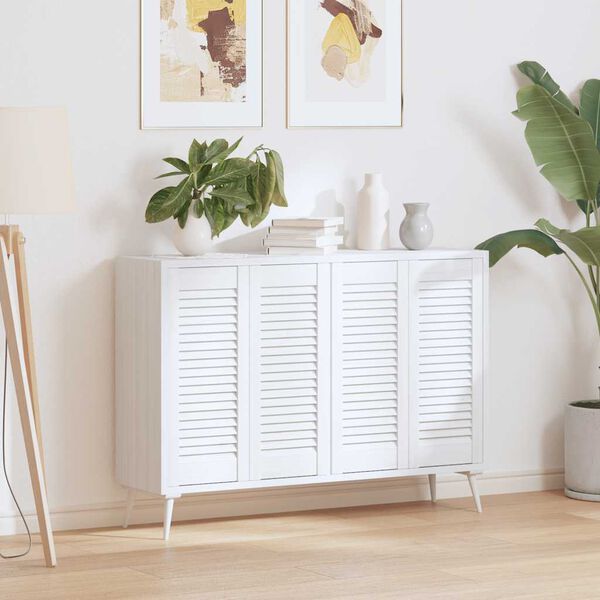 vidaXL Kaapistoovet S&auml;leikk&ouml; Design 4 kpl Valkoinen 69x29,5 cm