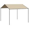 vidaXL Telttakatos beige 3x3 m ter&auml;s ja kangas