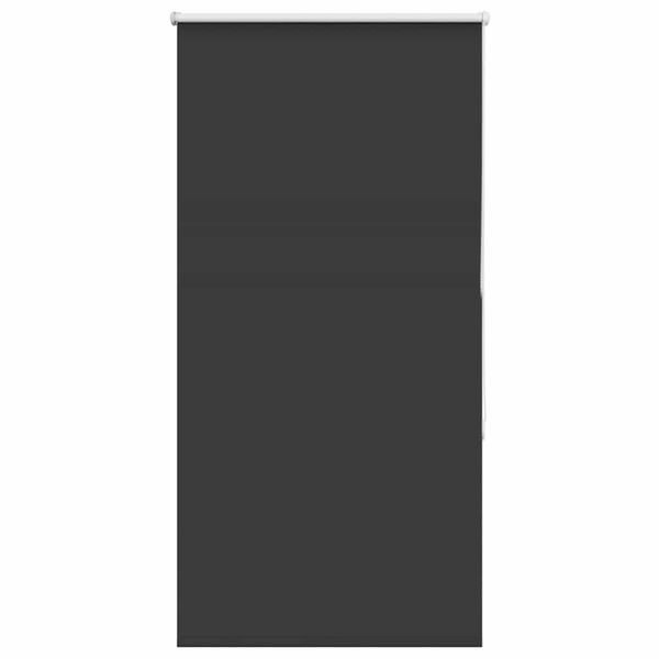 vidaXL Rullaverho Blackout Musta 65x130 cm Kankaan leveys 60,7 cm