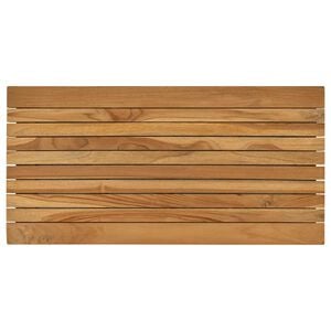 vidaXL P&ouml;yt&auml;levy 80 x 40 x 3,5 cm Suorakaide Tiikkipuu Luonnollinen