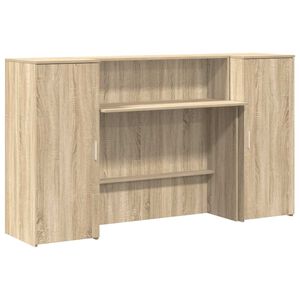 vidaXL Vastaanottop&ouml;yt&auml; sonoma tammi 180x50x103,5 cm suunniteltu puu
