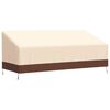 vidaXL 3-istuttava Penkinsuoja beige 204x86x48/73 cm 600D Oxford