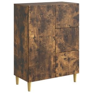 vidaXL Sivup&ouml;yt&auml; Savutammi 66 x 34,5 x 90 cm Tekninen puu