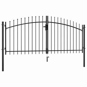 vidaXL Kaksinkertainen aitaportti Woerden keih&auml;sk&auml;rjell&auml; 299,5x149,5 cm