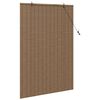 vidaXL Rullaverho verhoilla Ruskea 120 x 160 cm Bambu