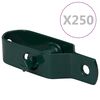 vidaXL Aitavaijerin kiristimet 250 kpl 90 mm ter&auml;s vihre&auml;