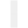 vidaXL Vaatekaappi valkoinen 30x50x200 cm tekninen puu