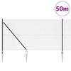 vidaXL Aitalatu Harmaa 50 x 1,2 m (12 x 12 mm verkko) Ter&auml;s ja PVC