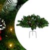 vidaXL Tekojoulukuusi kulkureitille esivalaistu vihre&auml; 40 cm PVC