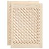 vidaXL Kaapin ovet ristikkomuotoilu 2 kpl 49,5x69 cm t&auml;ysi m&auml;nty