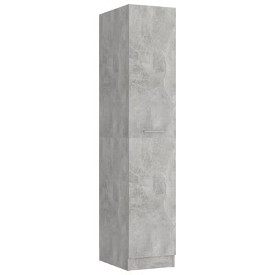 vidaXL Apteekkarinkaappi betoninharmaa 30x42,5x150 cm tekninen puu