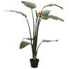 vidaXL Keinokasvi Strelitzia Vihre&auml; 70 x 18 x 155 cm Kangas ja PE