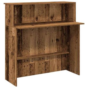 vidaXL Vastaanottop&ouml;yt&auml; vanha puu 100x50x103,5 cm suunniteltu puu