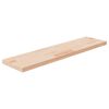vidaXL Hyllylevy 80x20x2,5 cm k&auml;sittelem&auml;t&ouml;n t&auml;ysi tammi
