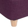vidaXL Koiran sohva viininpunainen 85x50x39 cm pellava