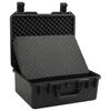vidaXL Kannettava Flight Case Musta 49x38x23 cm PP