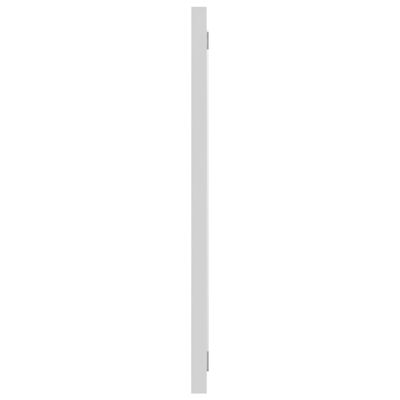 vidaXL Kylpyhuonepeili valkoinen 90x1,5x37 cm lastulevy