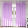 vidaXL Piment&auml;v&auml; verho renkailla 2 pcs Violetti 245 x 140 cm