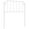 vidaXL Metallinen vaihtop&auml;&auml;ty valkoinen 90 cm