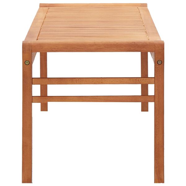 vidaXL Kolmen istuttava puutarhapenkki 150 cm t&auml;ysi eukalyptuspuu