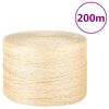 vidaXL K&ouml;ysi 100% Sisal 3 mm 200 m