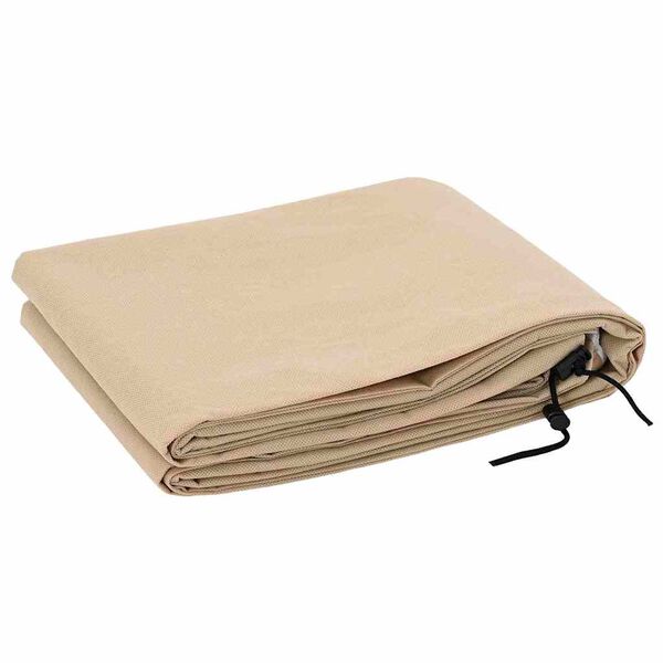 vidaXL Pakkassuoja kasviryhmille 5 pcs Beige 1,55 x 1,55 m
