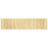 vidaXL Matto suorakaide vaalea luonnollinen 70x300 cm bambu
