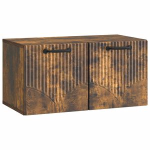 vidaXL Sein&auml;lle asennettava TV-kaappi Savutammi 59,5 x 31 x 30 cm