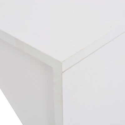 vidaXL Baaripöytä kaapilla valkoinen 115x59x200 cm