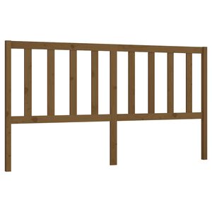 vidaXL S&auml;ngynp&auml;&auml;ty hunajanruskea 206x4x100 cm t&auml;ysi m&auml;nty