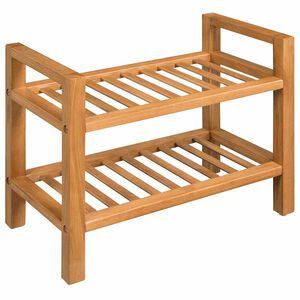 vidaXL Kenk&auml;teline 2:lla hyllyll&auml; 50x27x40 cm t&auml;ystammi