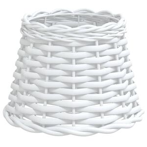 vidaXL Lampunvarjostin valkoinen &Oslash;20x15 cm paju