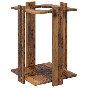 vidaXL Biljardikeppiteline Tekninen puu 42 x 43 x 60 cm Vanha puu