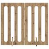 vidaXL Taitettava lemmikkitarha 2 pcs Artisan Tammi 100,5 x 38 x 90 cm
