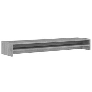 vidaXL N&auml;ytt&ouml;teline harmaa Sonoma 100x24x13 cm tekninen puu